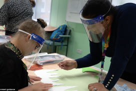 Classroom Female Learner and LSA Emma MTATIL2020-21